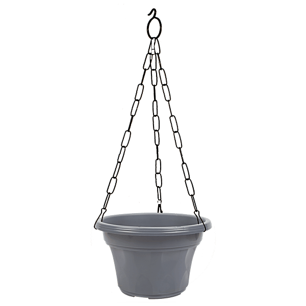 Buy Klassic Hanging Pot With Chain Grey, 20 cm, Blessing Online at