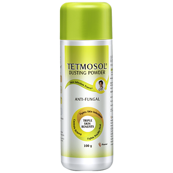 Buy Tetmosol Dusting Powder AntiFungal, Controls Itching, Fights Skin Infection & Prickly