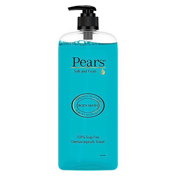 Buy Pears Soft & Fresh Shower Gel Glycerine, Mint Extract, Paraben Free, For Glowing Skin