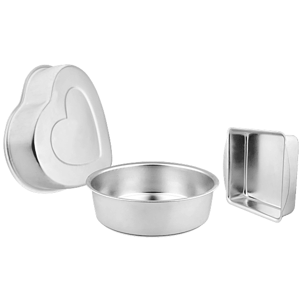 Buy Segovia Aluminium Cake Mould Set Combo Fast Heat Conduction