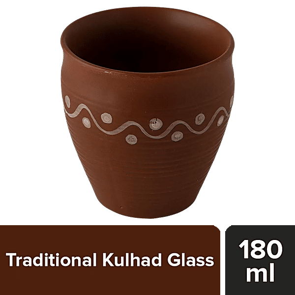 Buy bb home Earth Tea Kulhad/Shikora, Ceramic Traditional Style