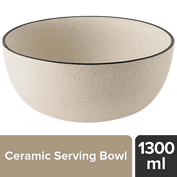 Buy bb home Earth Serving/Mixing Bowl, Hand Painted Ceramic Elegant