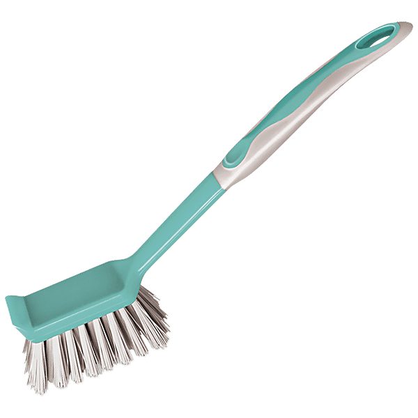 Buy Milton Spotzero Sink & Dish Plastic Brush For Cleaning, Aqua