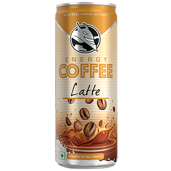 Buy HELL ENERGY Coffee Provides Strength, Latte Flavour Online at