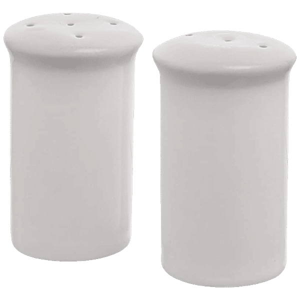 Buy Claycraft Basic Cruet Tower Set Salt & Pepper Shaker Plain White