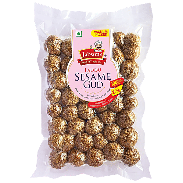 Buy JABSONS Chikki Til Laddu Sesame Seeds & Jaggery Based Snack