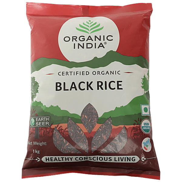 Buy Organic India Black Rice Certified Organic Online at Best Price