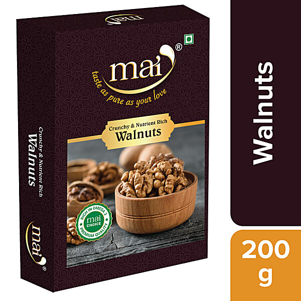 Buy Mai PREMIUM WALNUT KERNELS AKHROT 200 gm Online at Best Price of Rs