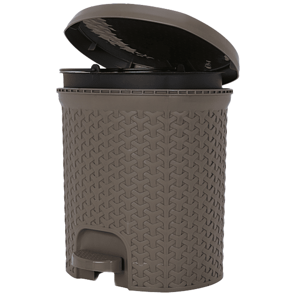 Buy Kolorr Royal Pedal Bin With Inner, Plastic, Large, LT Brown, For
