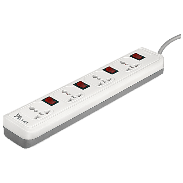 Buy Syska EBS0405 Quadra Pro 4 Socket Extension Board, Long Wire