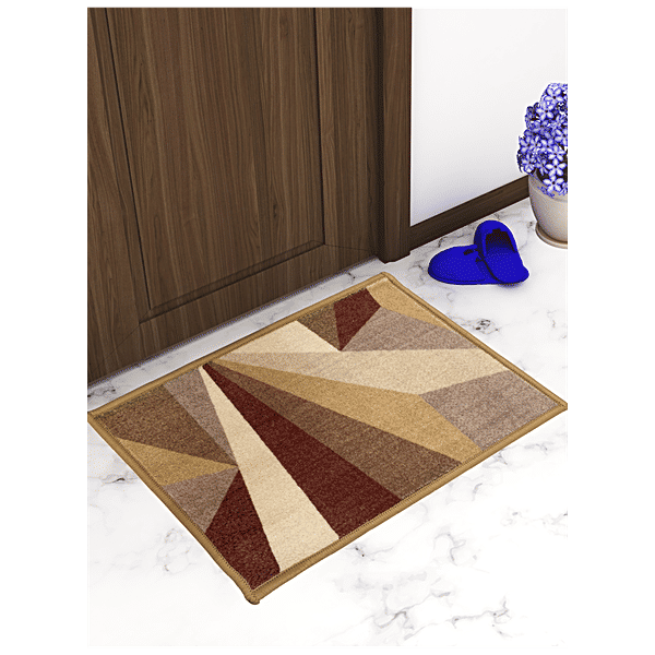Buy Athom Living Anti Slip Printed Door/Floor Mat Distressed Beige