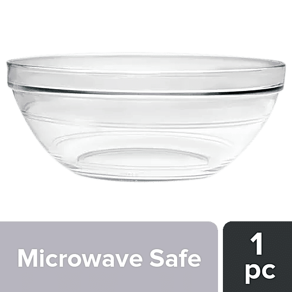 Buy Duralex Lys Clear Stackable Bowl Dishwasher Safe, Lightweight