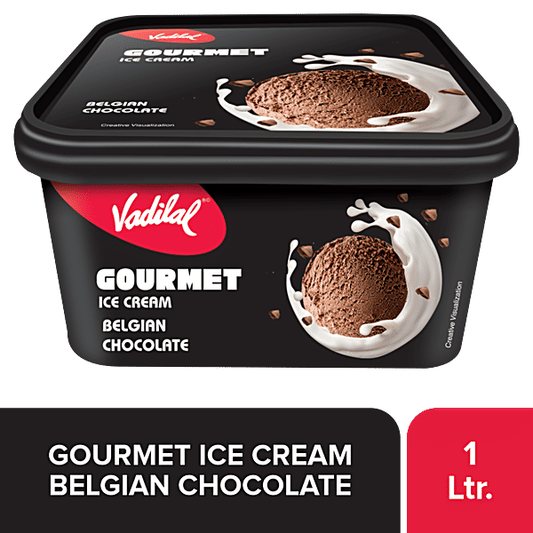 Buy VADILAL Gourmet Ice Cream Belgian Chocolate, Rich & Creamy