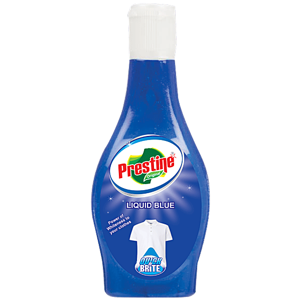 Buy Prestine Liquid Blue Fabric Whitener, For White Clothes Online at Best Price of Rs 70
