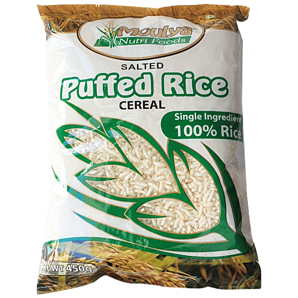 Buy Moulya Puffed Rice Cereal Salted, Single Ingredient Online at Best Price of Rs 65 bigbasket