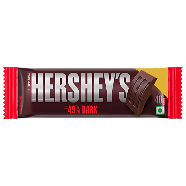 Buy Hershey's Dark Chocolate Bar Online at Best Price of Rs 61.1 - bigbasket