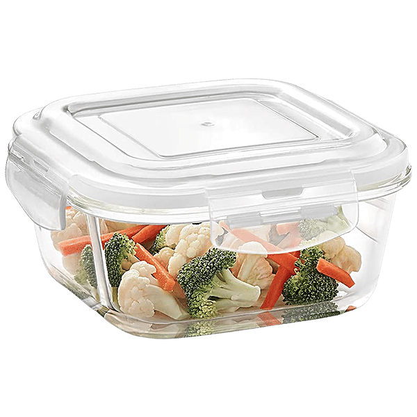 Buy Borosil Klip N Store Glass Storage Container With Airtight Lid