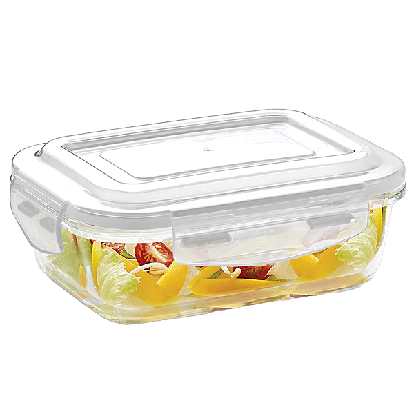 Buy Borosil Klip N Store Glass Storage Container With AirTight Lid