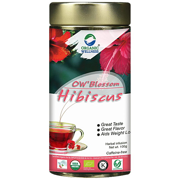 Buy Organic Wellness Hibiscus Tea May Help Lower Blood Pressure Online at Best Price of Rs 265