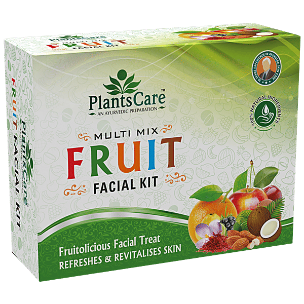 Buy Plants Care Multi Mix Fruit Facial Kit For Glowing Skin Online at Best Price of Rs 665