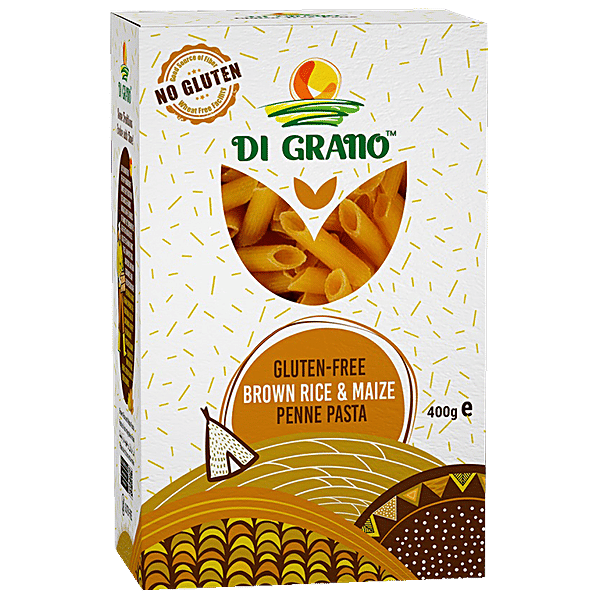 Buy DiGrano Brown Rice & Maize Penne Pasta High Protein & Fibre