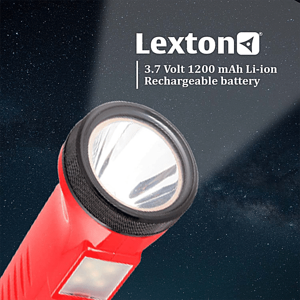 Buy Lexton DUO-R LED Torch - Plastic, With USB Port, 2 Watt Online at Best  Price of Rs 299 - bigbasket
