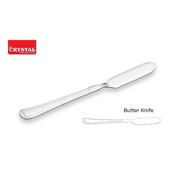 Buy Crystal Stainless Steel Sleek Butter Knife HeatResistant