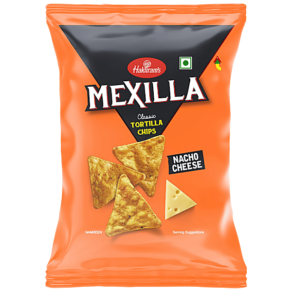Buy Haldiram's Mexilla Classic Tortilla Chips Nacho Cheese Online at