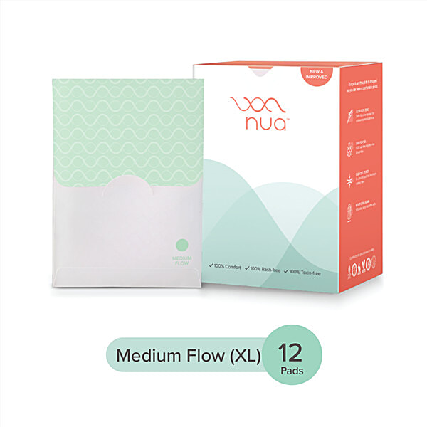 Buy Nua Ultra Thin RashFree Pads Large, With Disposal Covers Online at Best Price of Rs 239