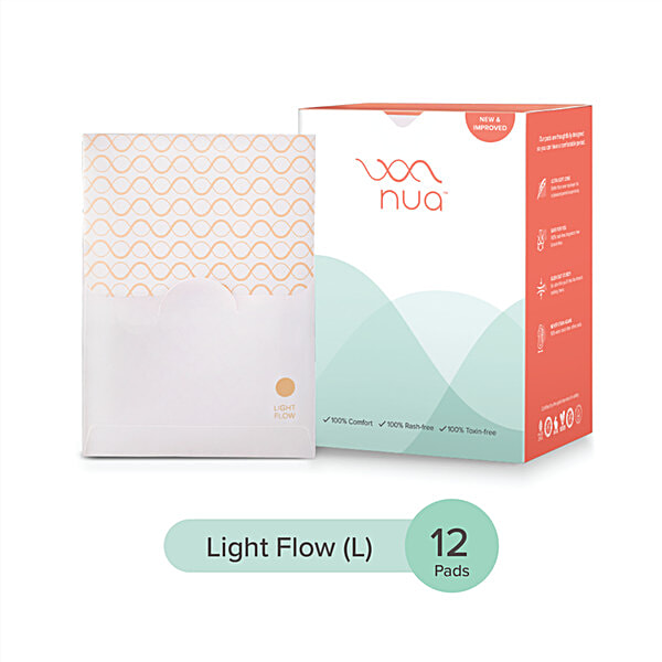 Buy Nua Ultra Thin RashFree Pads Regular, With Disposal Covers Online