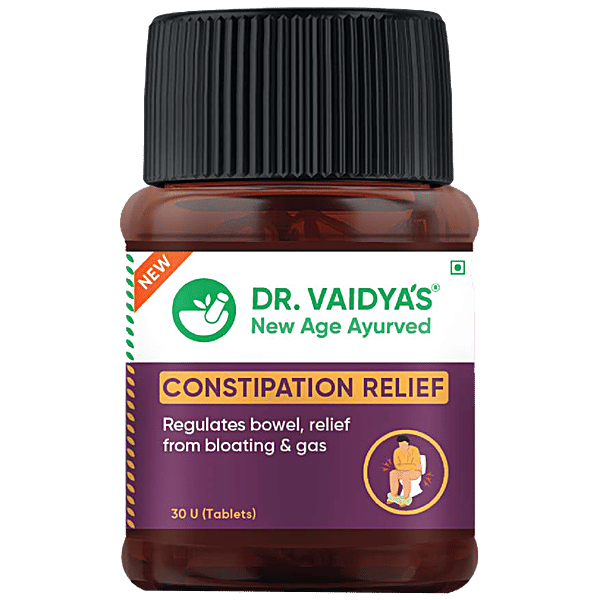 Buy Dr. Vaidyas Constipation Relief Tablet Reduces Bloating & Gas Online at Best Price of Rs