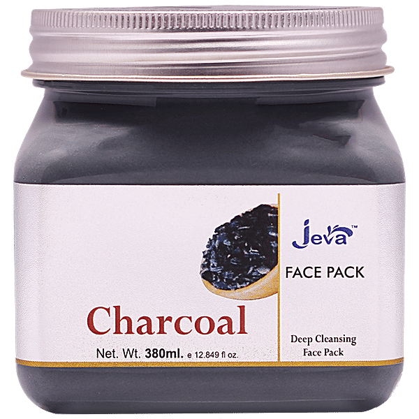 Buy Jeva Charcoal Deep Cleasing Face Pack Rich In Antioxidants, For