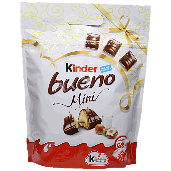 Buy Kinder Bueno Mini Milk & Hazelnut Flavour, Creamy Online at Best