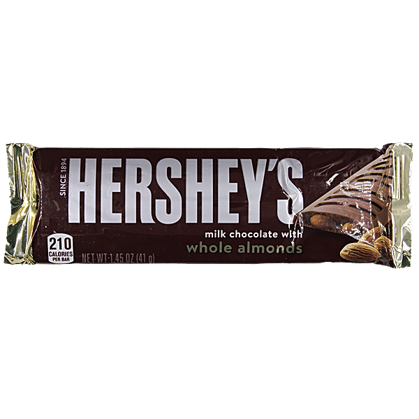 Buy Hershey's Milk Chocolate With Whole Almonds Rich Flavour