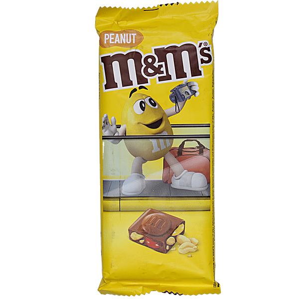 Buy M&Ms Peanut Chocolate Bar Crispy, Crunchy, Rich Taste Online at
