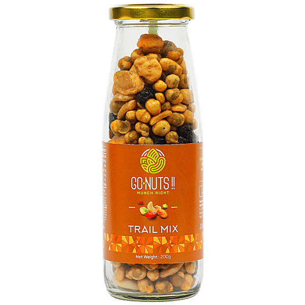 Buy Go Nuts Trail Mix High Protein & Fibre Rich, Healthy Snack Mix, For Munching, Salads