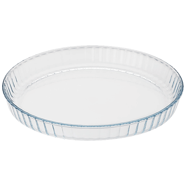 Buy Signoraware Bake N Serve Fluted Bakeware & Oven Safe Glass Dish Clear Online at Best Price