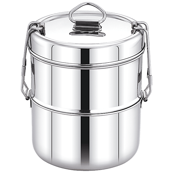 Buy Pigeon Stainless Steel Lunch Carrier Officer, 3 Containers, 50328