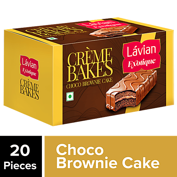 Buy Lavian Exotique CrÃ¨me Bakes Choco Brownie Cake, Yummy Snack