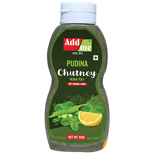 Buy Add Me Pudina Chutney Classic Indian Mint Sauce, For Dipping