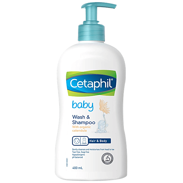 Buy Cetaphil Baby Wash & Shampoo With Organic Calendula, pH Balanced
