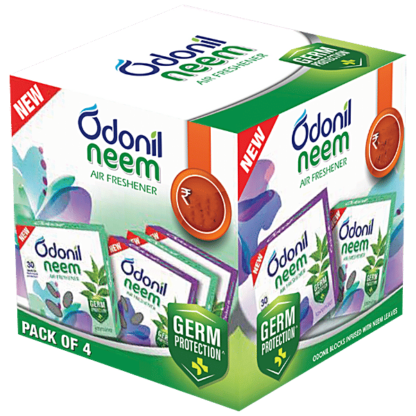 Buy Odonil Bathroom Air Freshener Blocks Neem Mixed Fragrances Online