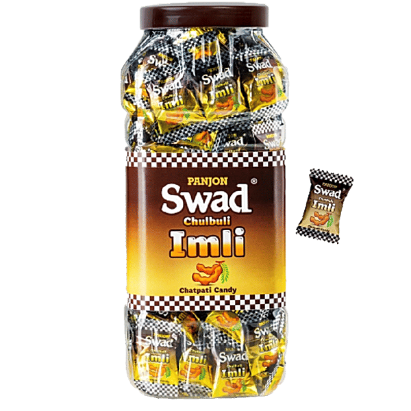 Buy Swad Chulbuli Imli Tamarind Candy Toffee Jar Online at Best Price