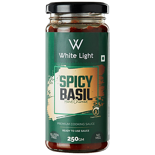 Buy White Light Spicy Basil Sauce Authentic, Premium, HandChurned