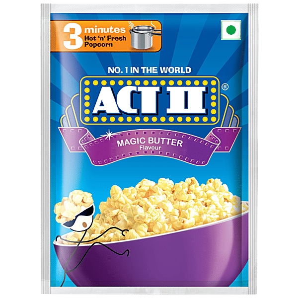 Buy ACT II Instant Popcorn Magic Butter Flavour Online at Best Price