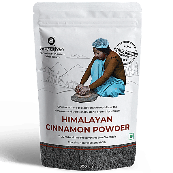 Buy Anveshan StoneGround Cinnamon Powder/Dalchini Hand Ground Online