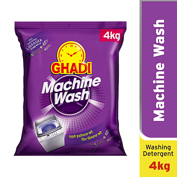 Buy Ghadi Machine Wash Detergent Powder, Lavender Fragrance, Compatible With All Washing