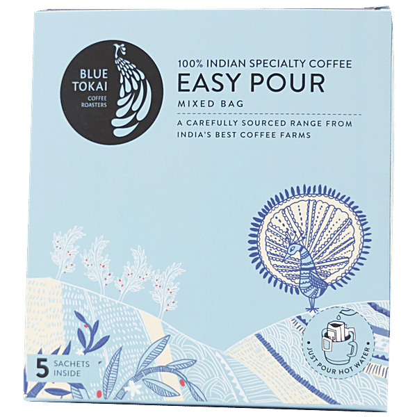 Buy Blue Tokai Easy Pour Mixed Bag Instant Coffee, Light to Dark Roasted Online at Best Price
