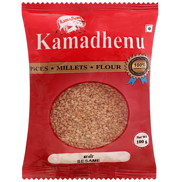 Buy Kamadhenu Sesame Seeds Rich In Calcium & Manganese, Healthy