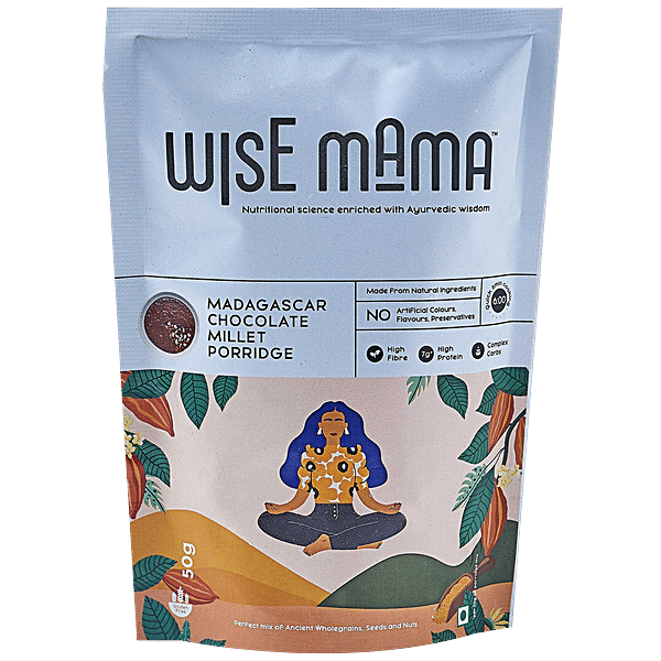 Buy Wise Mama Madagascar Chocolate Millet Porridge Rich In Calcium, High Fibre & Protein